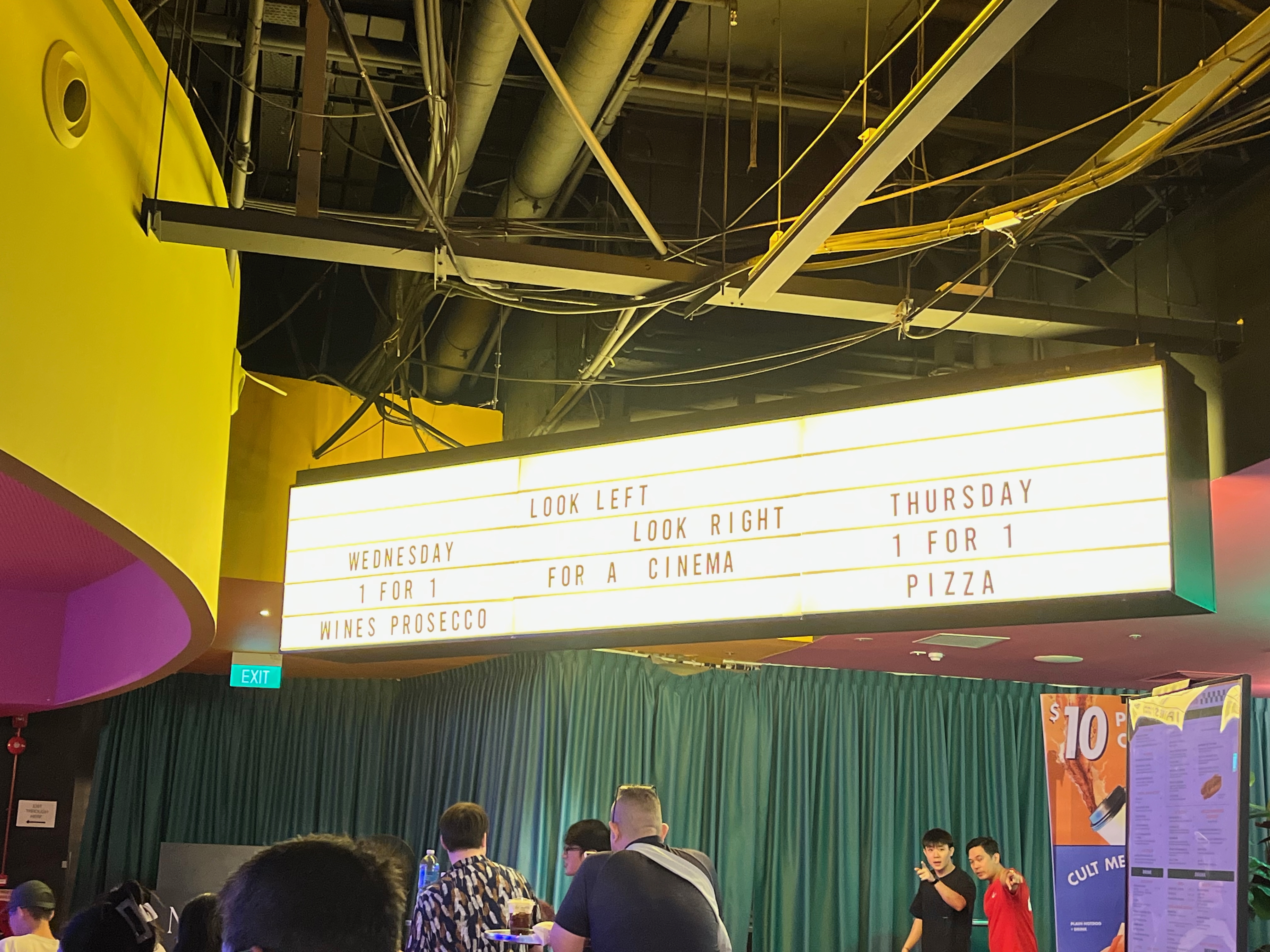 Board at Projector